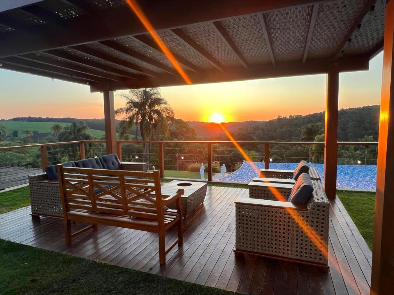 Вилла Sitio Santa Terezinha Итатиба Экстерьер фото